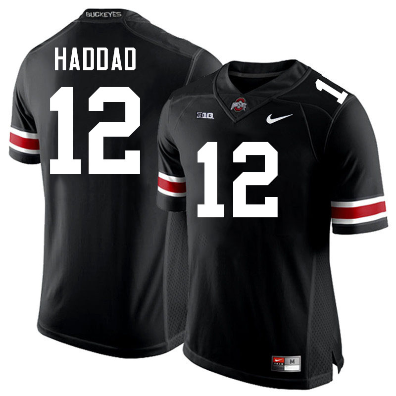 Cody Haddad Ohio State Buckeyes Jersey College Football Uniforms-Black